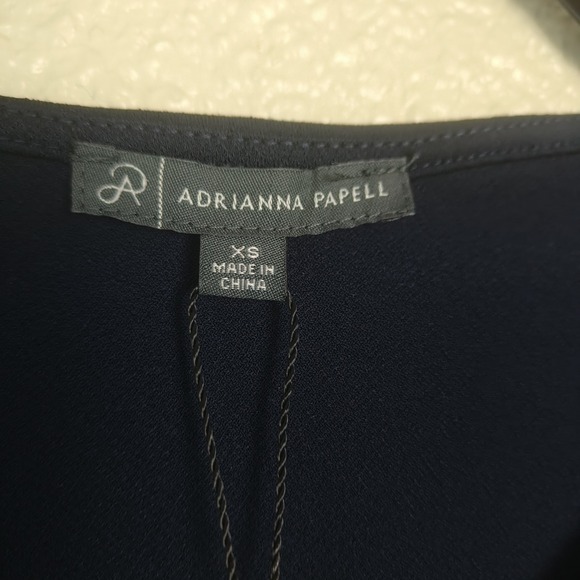 Adrianna Papell WOMENS Printed Sleeveless Collared Top, Size S - Picture 7 of 10